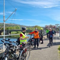 Radlerinnentour an der Weser