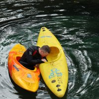 Eisbären und Kajaks